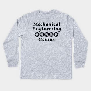 Mechanical Engineering Genius Kids Long Sleeve T-Shirt